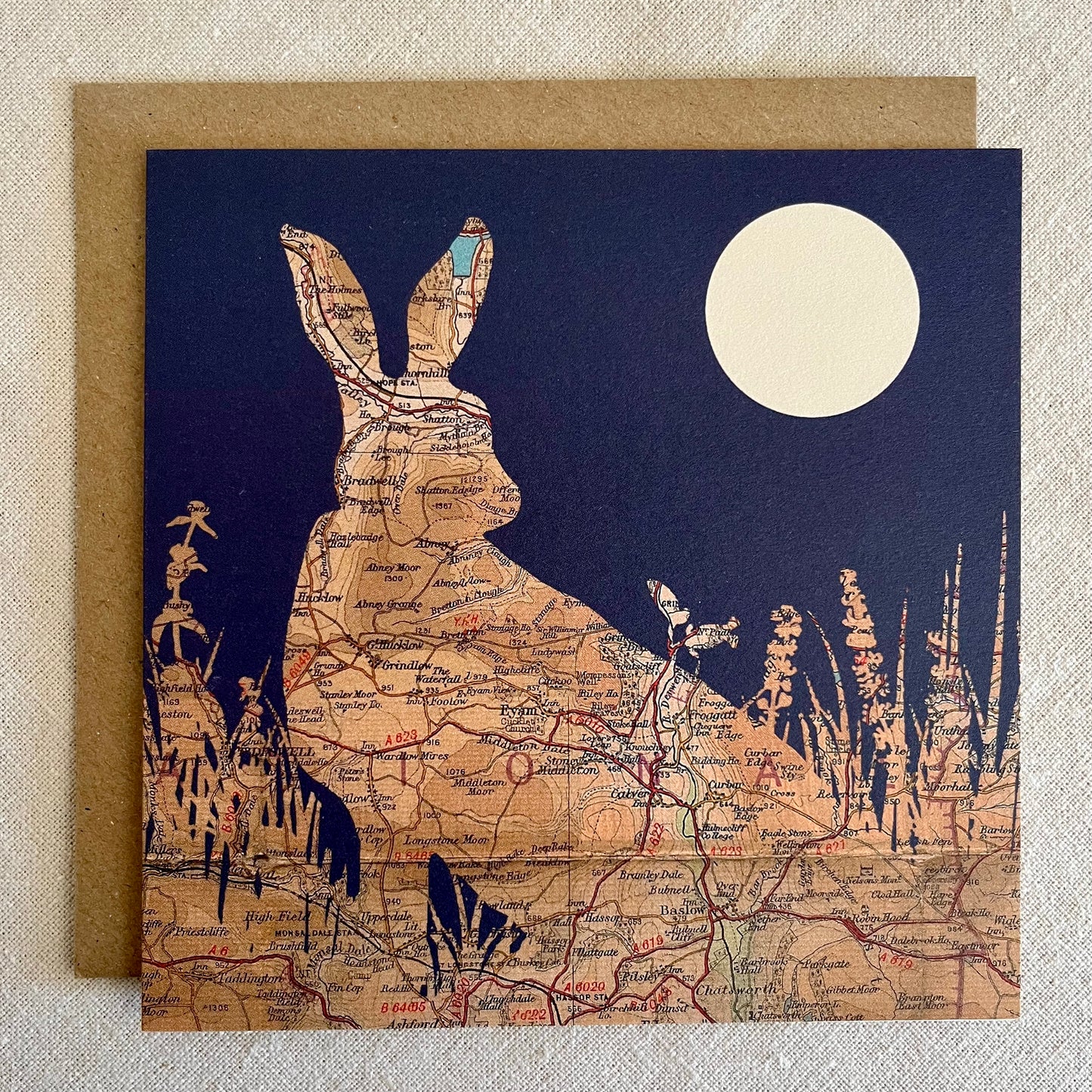 Eyam Hare Greeting Card