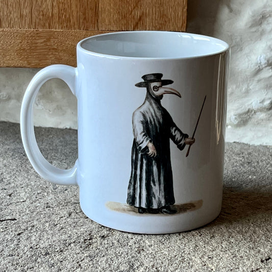 Mug Ceramic Plague Doctor Plain